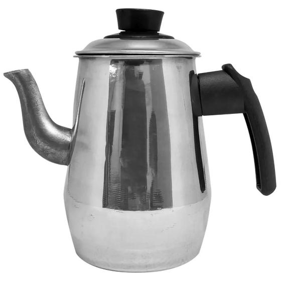 Imagem de Bule Com Alça Nº 2 Alumínio Polido Multiuso 1,4 Ltr Chá Café