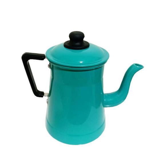 Imagem de Bule De Café 1 Litro Individual Turquesa Extang