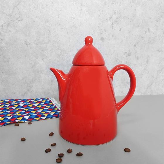 Imagem de Bule de Café 1000 ml Vermelho