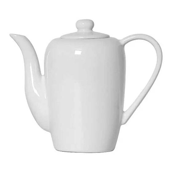 Imagem de Bule de Cerâmica p/Café Standard Branco 20x13xm - 1,500 ml