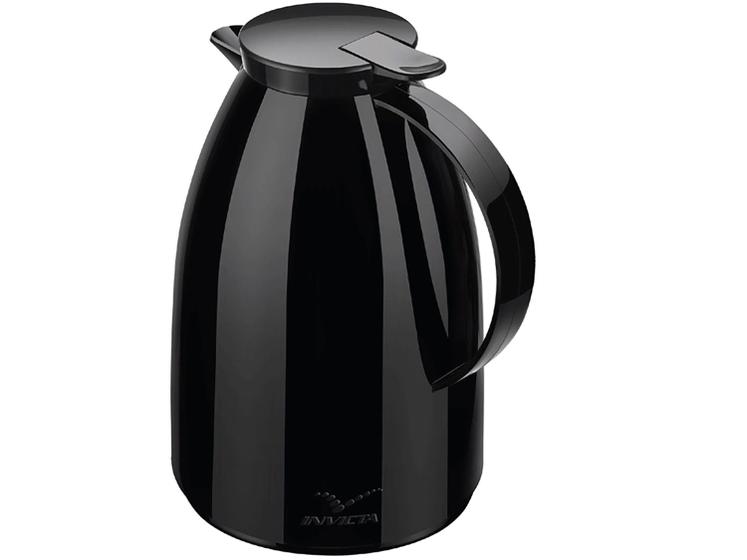Bule de Chá e Café Térmico Preto 1L Invicta Menor preço em Bule de Chá e Café Térmico Preto 1L Invicta