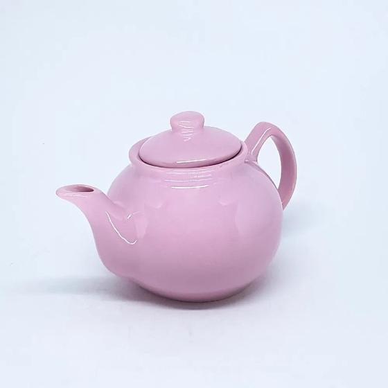 Imagem de Bule de Chá Rosa em Ceramica 700Ml - Ki Ceramica