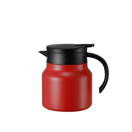 Imagem de Bule de Isolamento Térmico para Chá - Design Clássico Branco