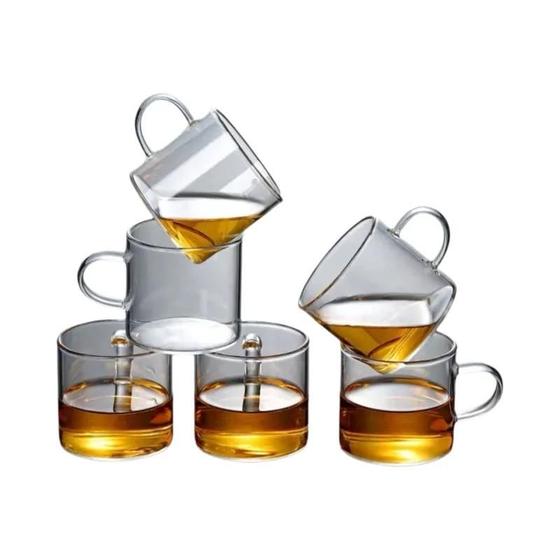 Imagem de Bule de Vidro Borosilicato - Resistente ao Calor, para Chá Puer, com Infusor