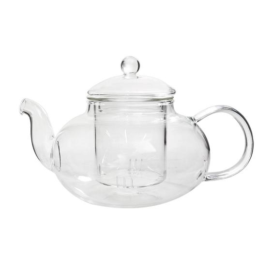 Imagem de Bule de vidro borossilicato com infusor parede dupla 400ml