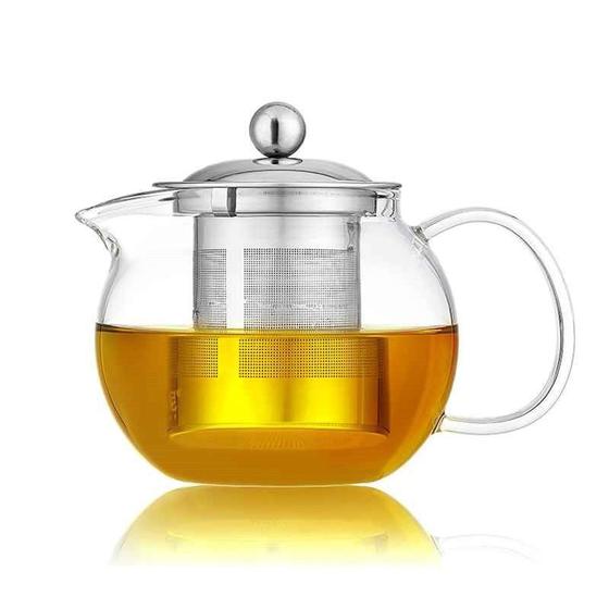 Imagem de Bule de Vidro e Aço Inoxidável Wokex XINCHEN 950ml com Filtro