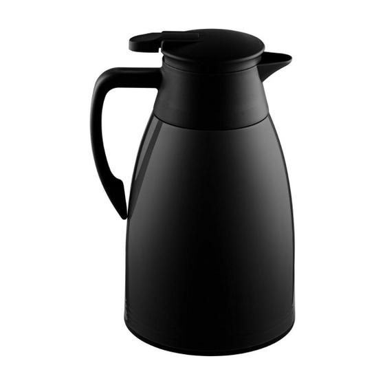 Imagem de Bule Garrafa Térmica c/ Gatilho Café Leite Chá 1L Mesa