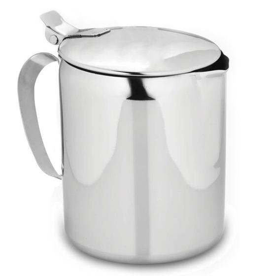 Imagem de Bule Leiteira Inox Com Tampa 750ml Café Leite Chá