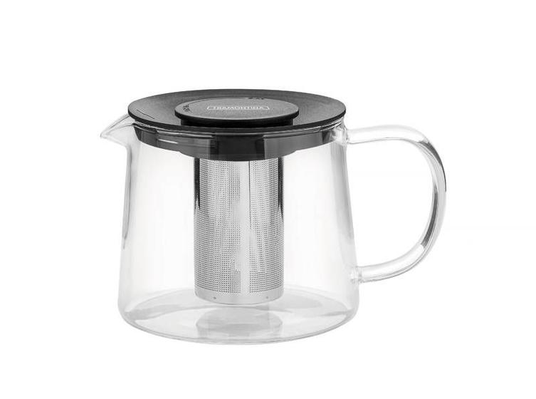 Imagem de Bule para cha em vidro e aco inox com infusor 900 ml tramontina