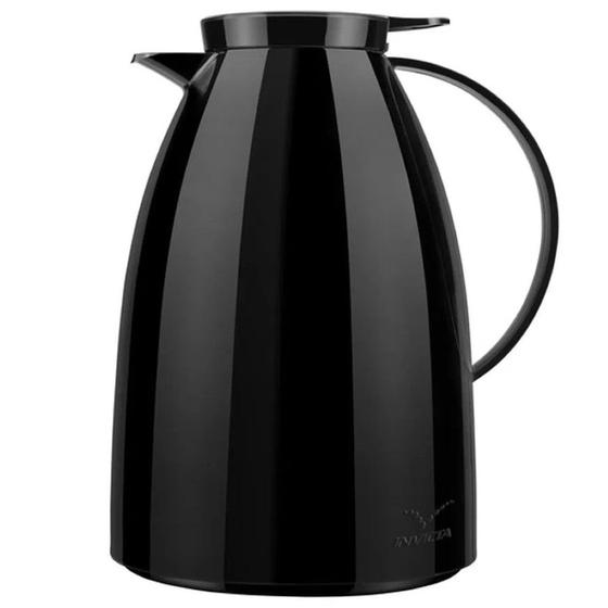 Bule Térmico 1 Litro com Gatilho Viena Preto Invicta Menor preço em Bule Térmico 1 Litro com Gatilho Viena Preto Invicta