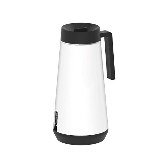 Imagem de Bule Térmico Tramontina Exata em Aço Inox Branco com Infusor 750 ml