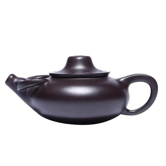 Imagem de Bule Yixing de Argila Roxa Artesanal - 250ml - Para Chá Kung Fu