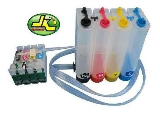 Bulk Ink Impressora TX200 TX220 TX400 300 + 400ml de tintas + 4 Cartuchos com Chip Full Menor preço em Bulk Ink Impressora TX200 TX220 TX400 300 + 400ml de tintas + 4 Cartuchos com Chip Full