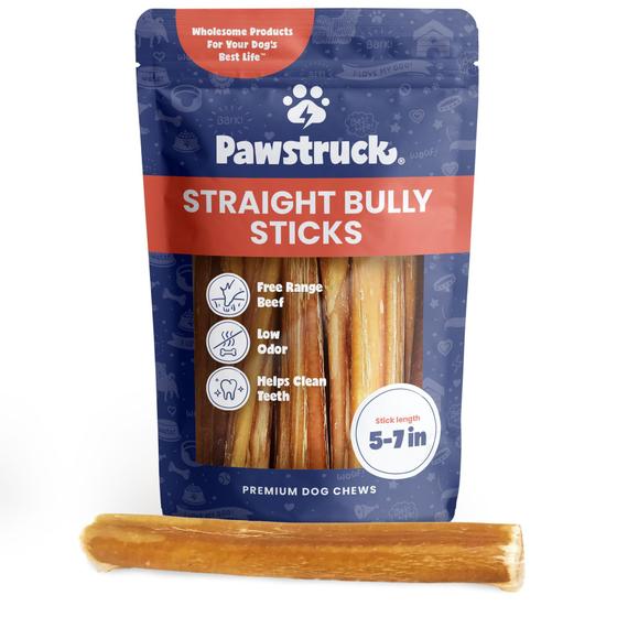 Imagem de Bully Sticks Naturais Pawstruck para Cães (225g) - 5 a 8 Unidades