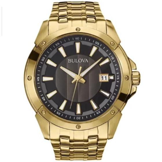 Imagem de Bulova masculino analógico dourado wb22337u