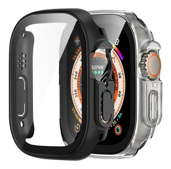 Imagem de Bumper Case Compatível Com Apple Watch ULRA Preto Hprime