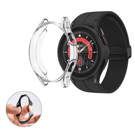 Imagem de Bumper Silicone Com Tela Vada Para Galaxy Watch5 Pro 45Mm