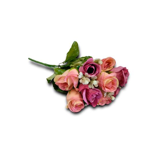 Buque de Flores Artificiais Rosa e Marsala Crysmax 30cm 1und - Buquê de  Flor - Magazine Luiza