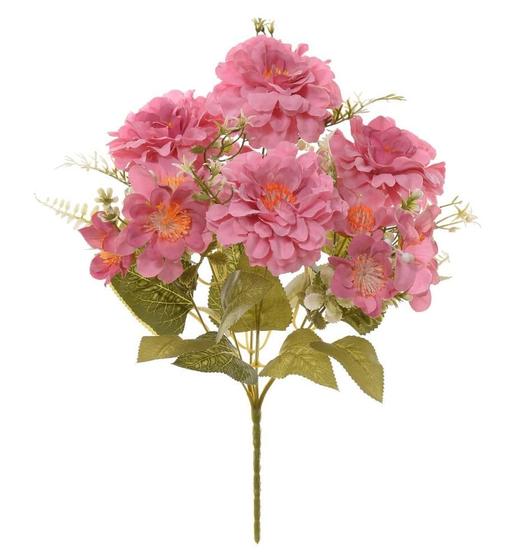 Imagem de BUQUE DE FLORES CRISANTEMO X7 ROSA 42cm