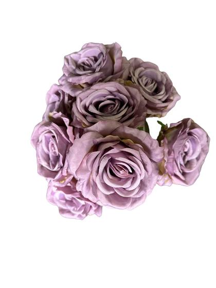 Imagem de Buquê De Rosa Grande Artificial Com 9 Flores YT009