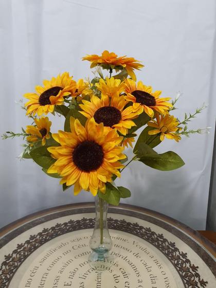 Buque grande de girassol flor permanentes contém 11 flores - EVERJOY -  Outros Decoração - Magazine Luiza