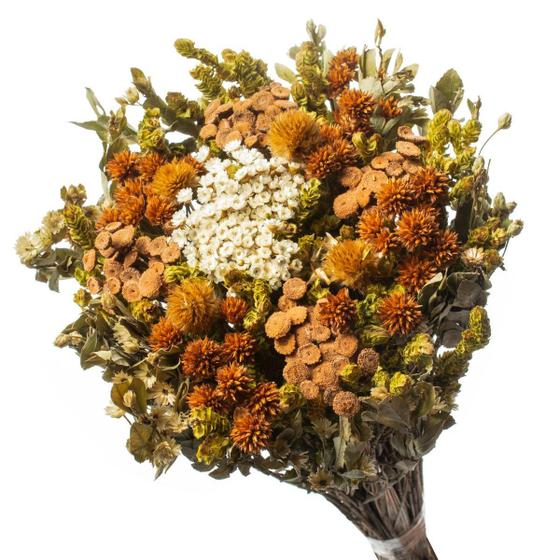Imagem de Buquê Preservado Rústico Colorido I Flores Desidratadas