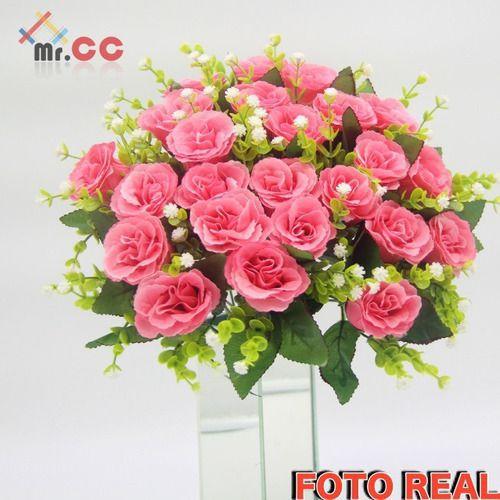 Buquê Rosas Artificial C/24 Flores Arranjo Enfeite Casamento - OEM - Flor e  Planta Artificial - Magazine Luiza