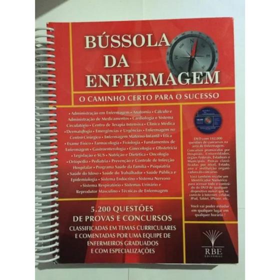 Imagem de Bússola da enfermagem 5.200 questões de provas e concursos