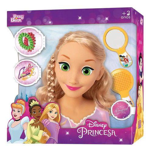 Imagem de Busto Boneca Rapunzel Styling Head Disney Rosita