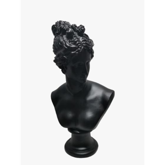 Imagem de Busto Decorativo Romana Black c Base Formosa