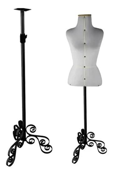 Imagem de Busto Feminino Costureira C/ Pedestal Vintage- Sofisticado e Resistente