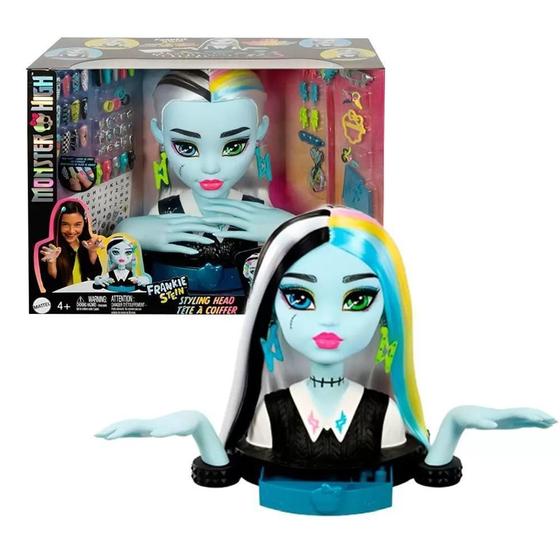 Imagem de Busto Monster High Frankie Stein Penteados Hrp71 - Mattel