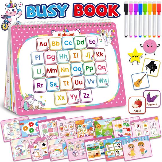 Imagem de Busy Book Benresive Montessori para crianças de 2 a 4 anos