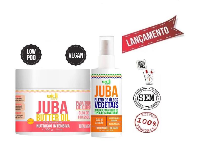 Imagem de Butter Juba OIL Nutricao Intensa  + Blend Oleos Vegetais Widi Care