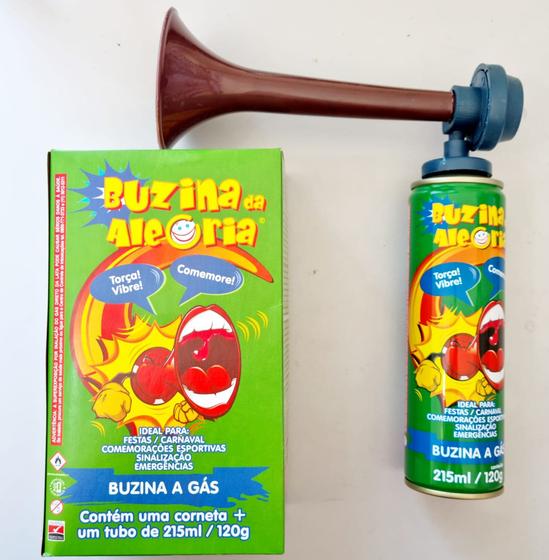 Imagem de buzina á gás corneta +tubo,215 ml/120g