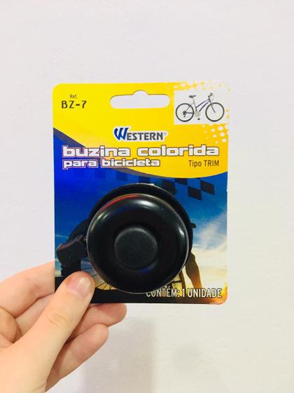 Imagem de Buzina Colorida Para Bicicleta Bike Tipo Trim Western