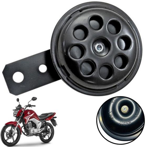 Imagem de Buzina Moto Universal Honda Cg 125 150 Yamaha Ybr Factor 12V