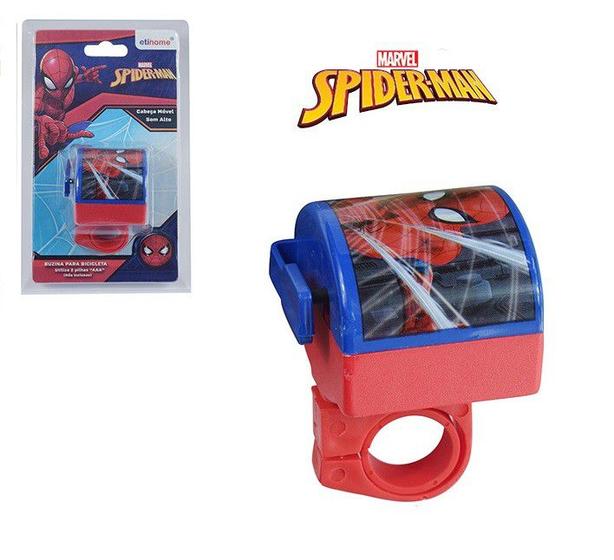 Buzina para Bicicleta Bike Infantil com Cabeça Móvel a Pilha - Spider-Man Menor preço em Buzina para Bicicleta Bike Infantil com Cabeça Móvel a Pilha - Spider-Man