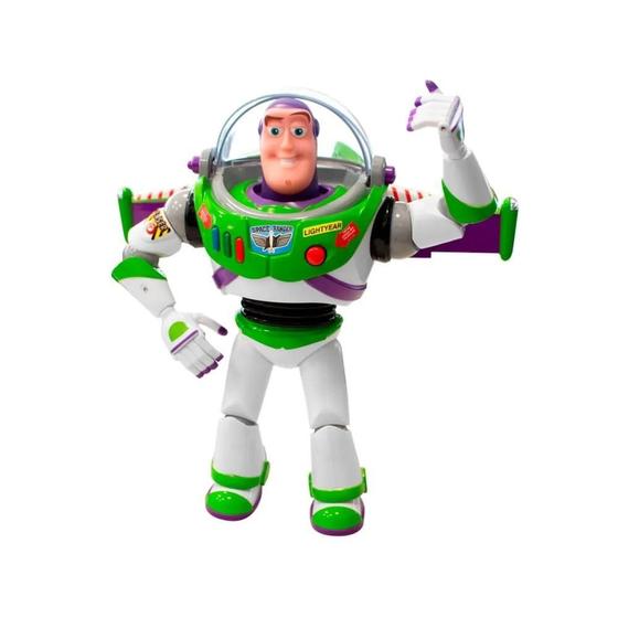 Imagem de Buzz Lightyear 10 Frases Em Português Articulado Toyng