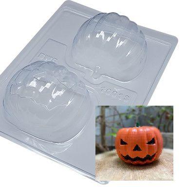 Imagem de BWB Forma para chocolate Abóbora Halloween (3 Partes com 01 silicone) cod 10013