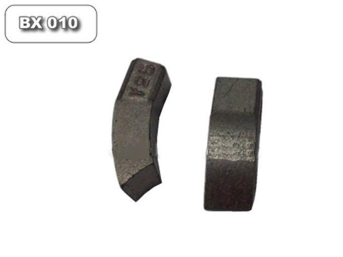 Imagem de BX-010 - Escovas de Carvão p/ Ventoinha - Curva / Sem Rabicho - (18x6,3x5)