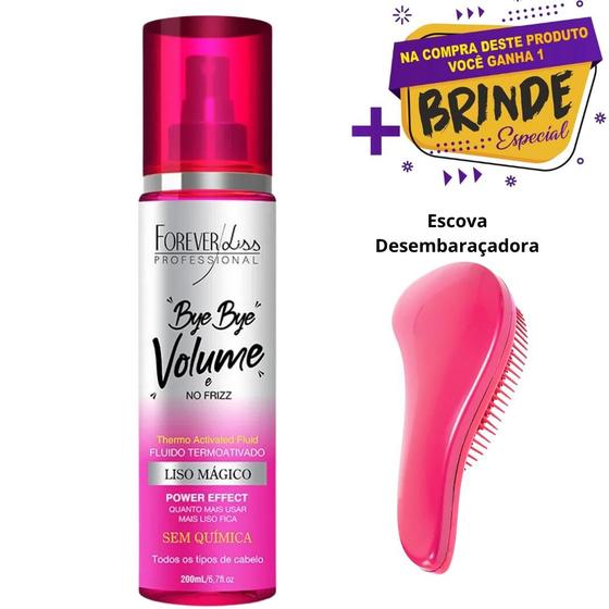 Imagem de Bye Bye Volume E Frizz Spray Liso Mágico 200ml Forever Liss Original!