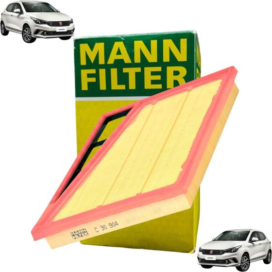 Imagem de C 30 904 - Filtro De Ar - Argo 2017 A 2022 / Cronos 2017 A 2024 / Mobi 2016 A 2020 / Strada 2020 A 2024 / Uno 2016 A 2021 - Mann Filter