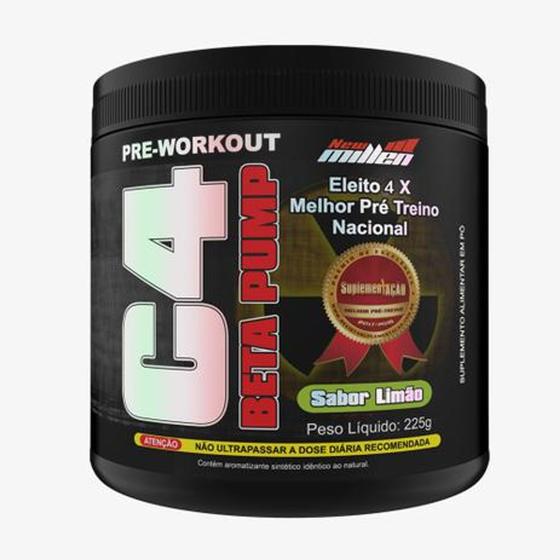 C4 Beta Pump Extreme pre workout New Millen 225g é boa?