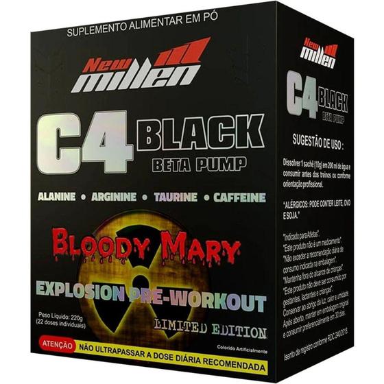 Imagem de C4 black explosion bloddy mary (22 saches) - cx new millen