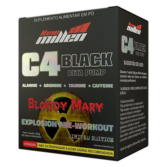 Imagem de C4 Black Explosion Display New Millen 10g - 22 unidades