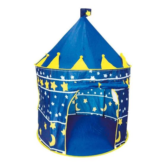 Imagem de Cabana infantil azul barraca tenda castelo menino