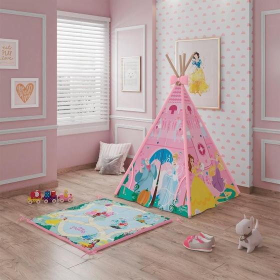 Imagem de Cabana Infantil Princesas Disney - Rosa