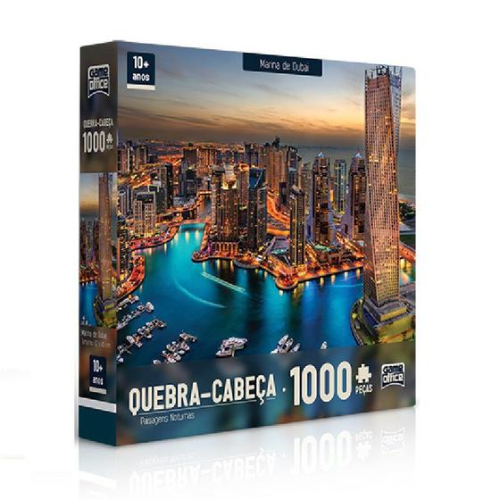 Imagem de Cabeça 1000 peças -  Marina de Dubai - Toyster