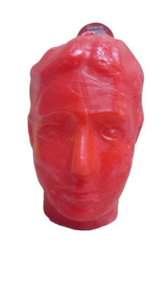 Imagem de Cabeça De Cera Masculina Vermelha - Zp7 Kit Com 3